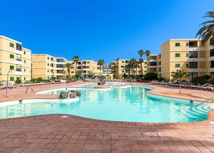 Apartment Home2book Colourful Playa Del Ingles, Pool